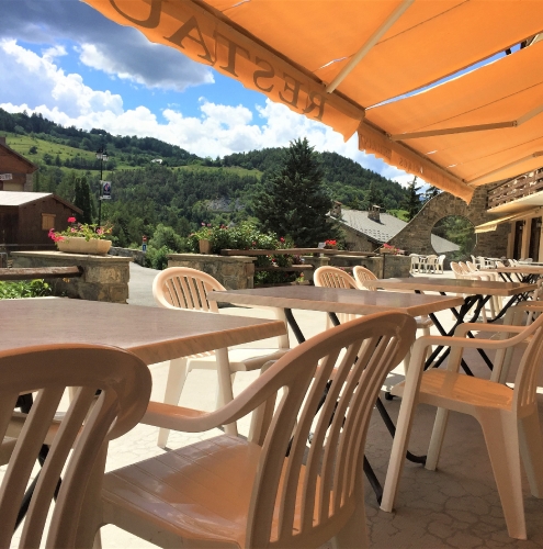 La terrasse en été