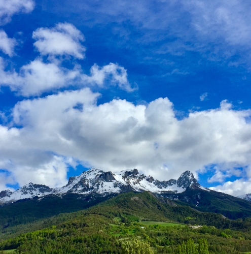 Vue sur les montagnes